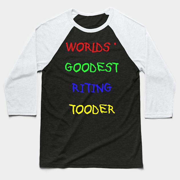 Writing Tutor Baseball T-Shirt by Timmay